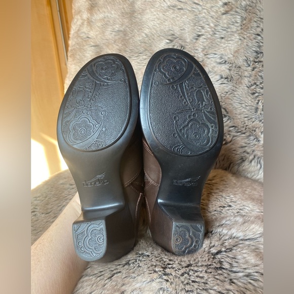 Dansko Brown Leather Blake Slip-On Heeled Mules Size 5.5 - Picture 7 of 7